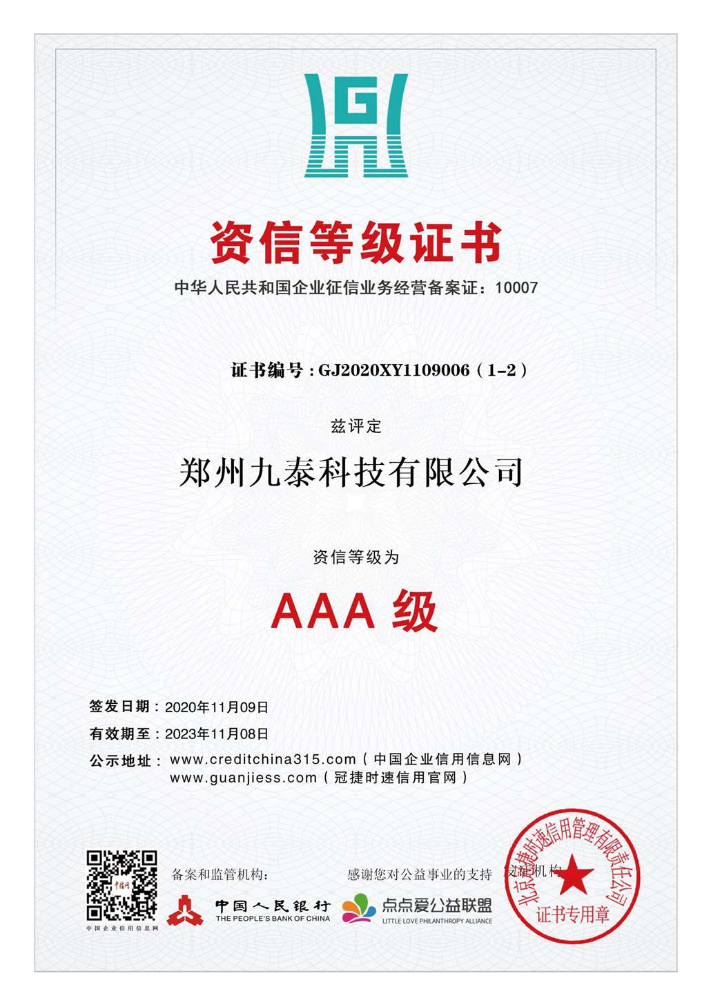 3A資信等級